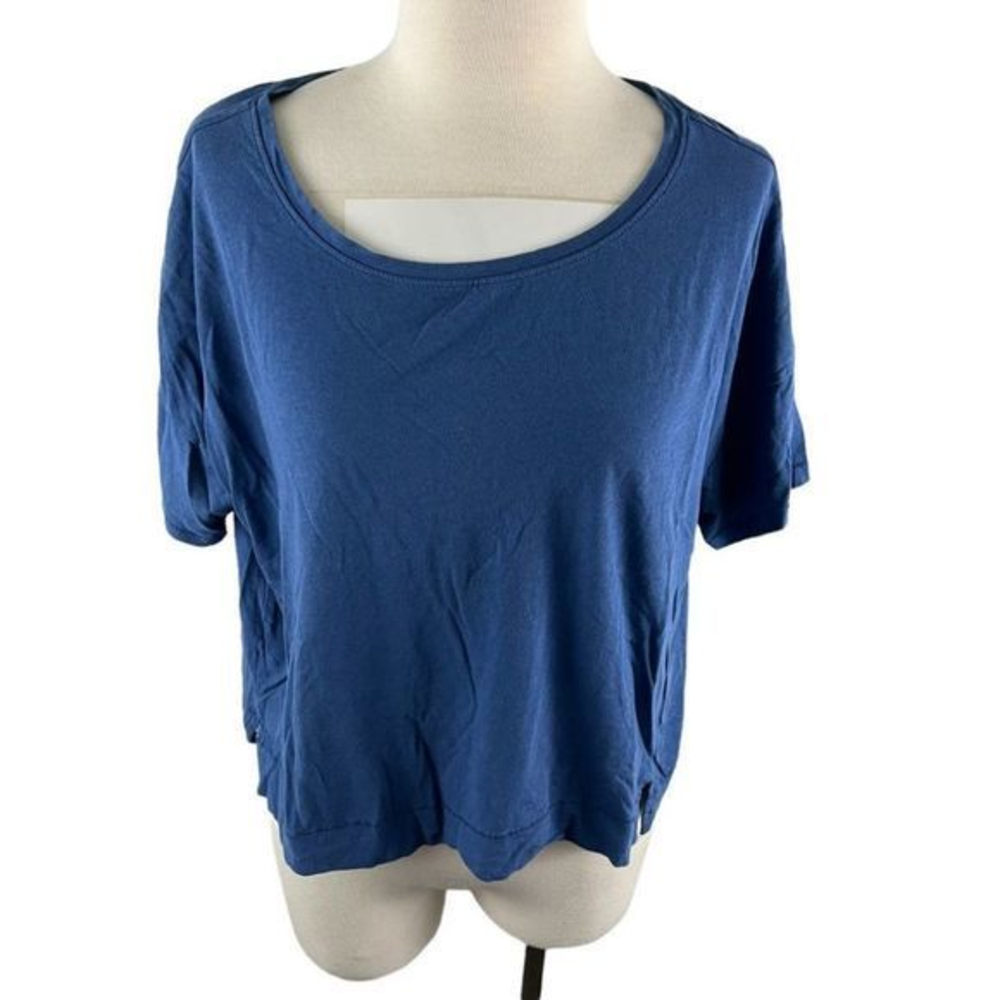 🌿4/$30🌿 OLD NAVY Blue Scoop Neck Crop Top‎ (XS)